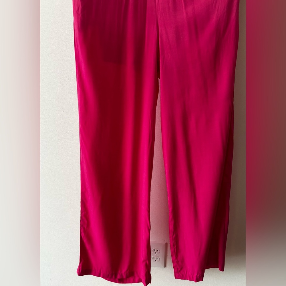 Rosevelvet Hot Pink Sexy Date Night Backless Jumpsuit medium new medium - Picture 4 of 4